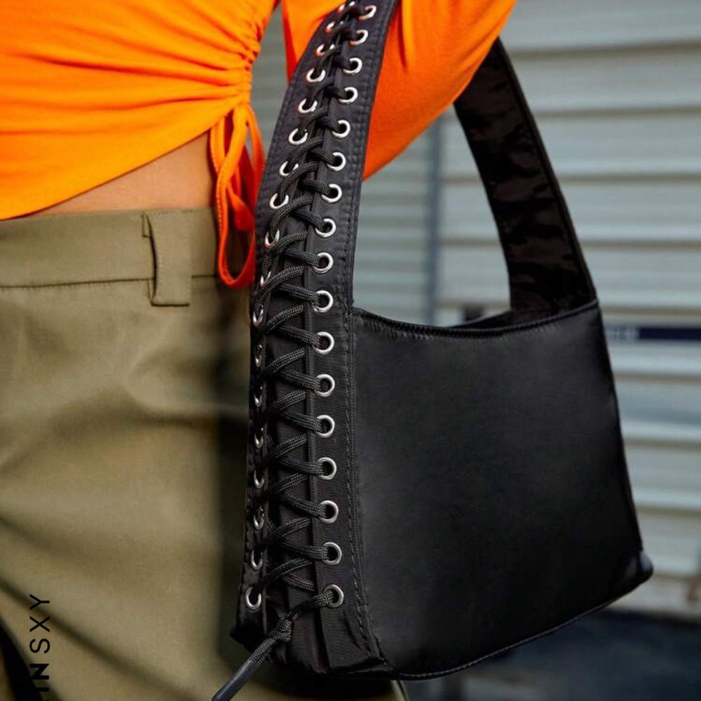 SHEIN Black hobo bag